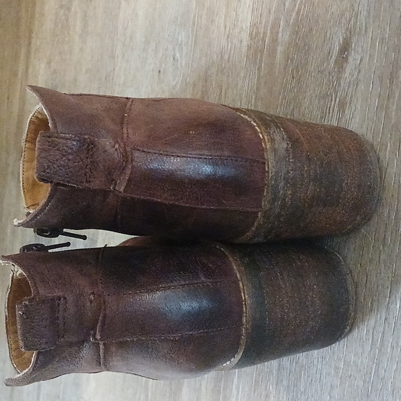 Women's crown vintage leather Ankle boots size 8.5 - Picture 4 of 7